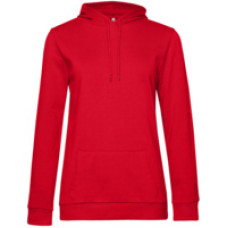 Толстовка с капюшоном женская Hoodie, красная